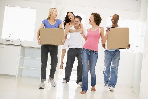 Commercial moving team handling office relocation in Wandsworth