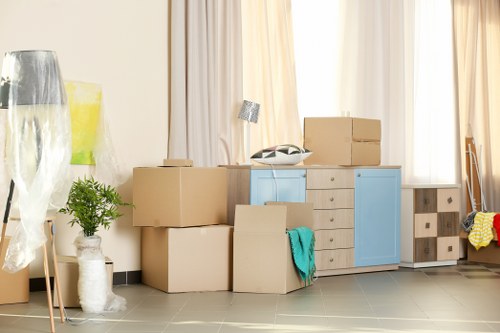 Furniture removal team handling a move in Wandsworth