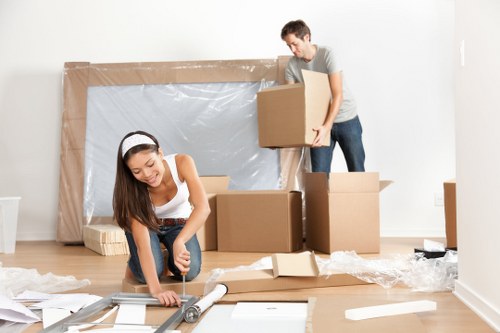 Local removals team navigating access challenges in Wandsworth flats