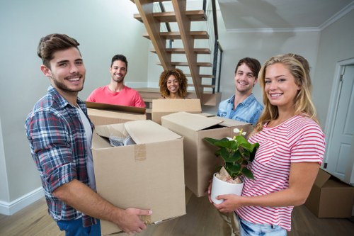 Local removals team handling a home move in Wandsworth