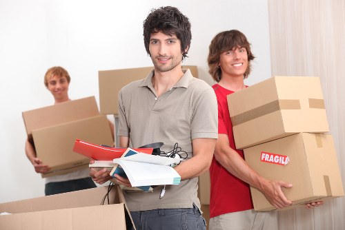 Experienced movers preparing for a careful Wandsworth removal service