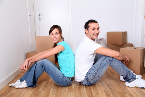 Careful loading of household furniture during a Wandsworth house move