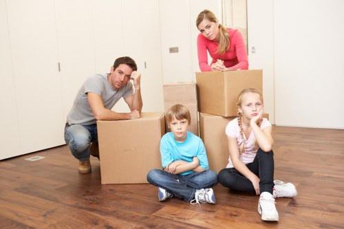 Preparing belongings for secure storage near Wandsworth