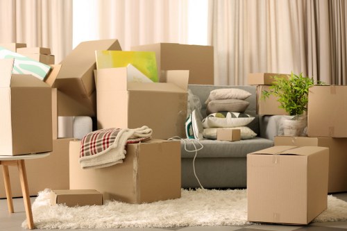 Careful packing and furniture protection during a local move