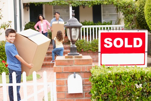 Local removals team handling a student move in South West London